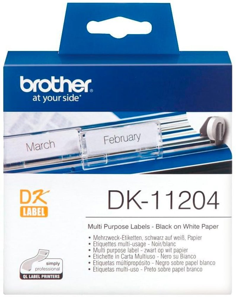 DK-11204 Thermo Direct 17 x 54 mm Étiquette Brother 785302404219 Photo no. 1