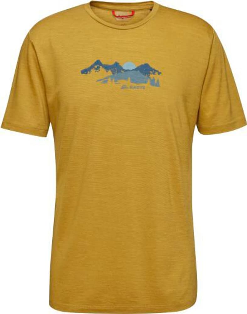 R5 light Merino T T-shirt RADYS 468786400653 Taille XL Couleur jaune foncé Photo no. 1