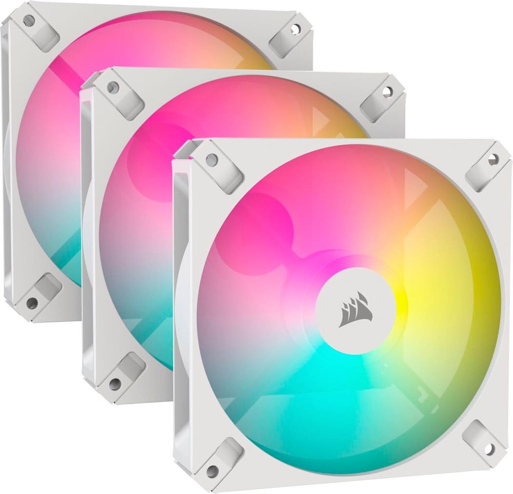 iCUE AR120 RGB Bianco Confezione da 3 Ventola per PC Corsair 785302410070 N. figura 1