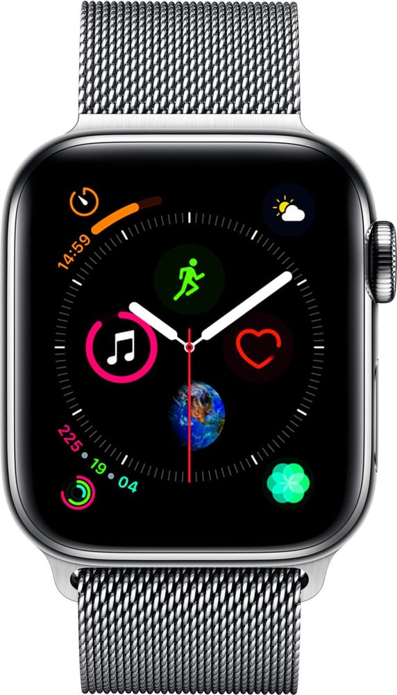 Watch Serie 4 40mm GPS+Cellular Stainless Steel Milanese Loop Smartwatch Apple 79845350000018 Bild Nr. 1