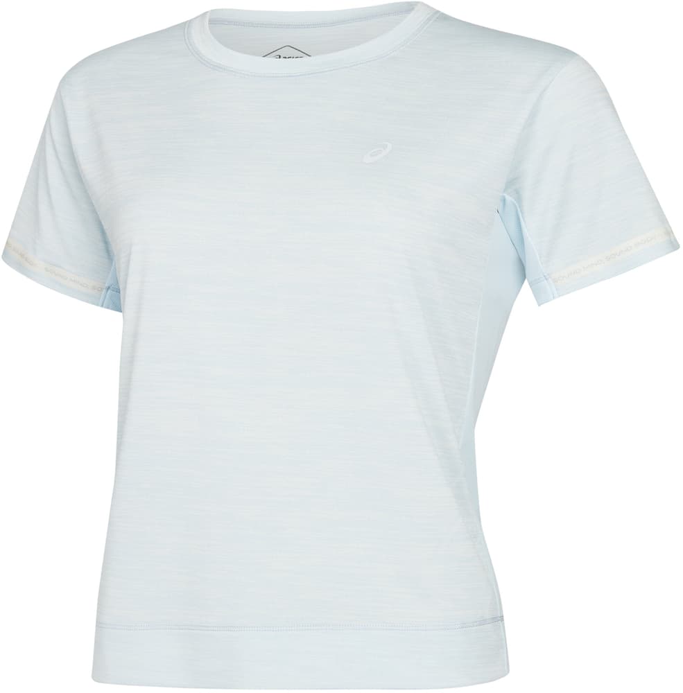 W Race Crop Top T-shirt Asics 467707400341 Taglie S Colore blu chiaro N. figura 1