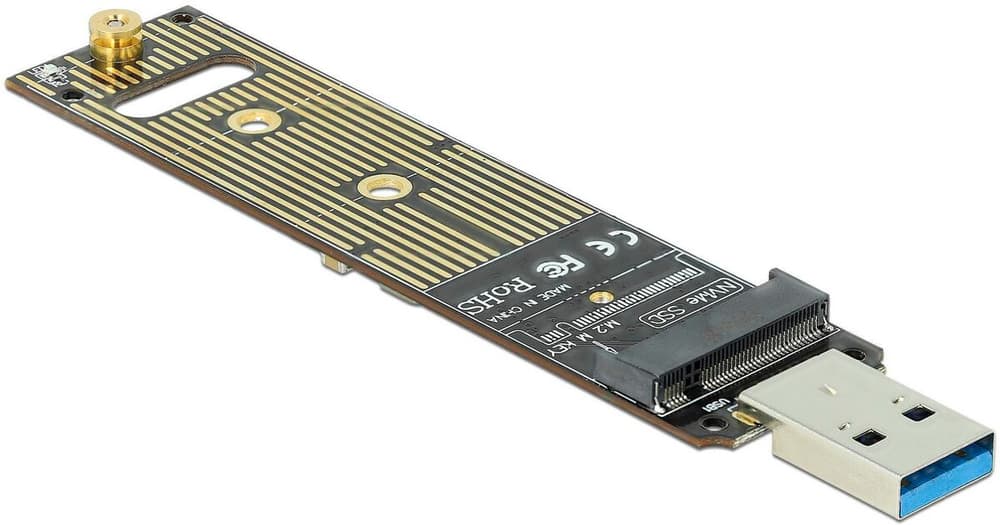 Host Bus Adapter USB3.1 Gen2 - NVME PCIe M.2 SSD Accessori per disco rigido / SSD DeLock 785302427789 N. figura 1