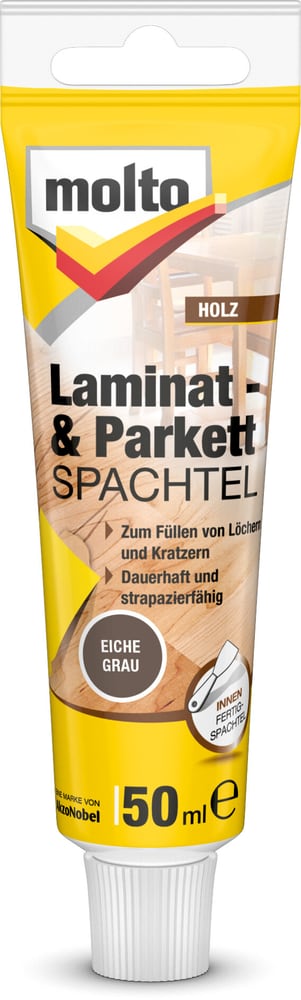 Laminat/Parkettspachtel Eiche grau 50 ml Spachtelmasse Molto 676049400000 Bild Nr. 1
