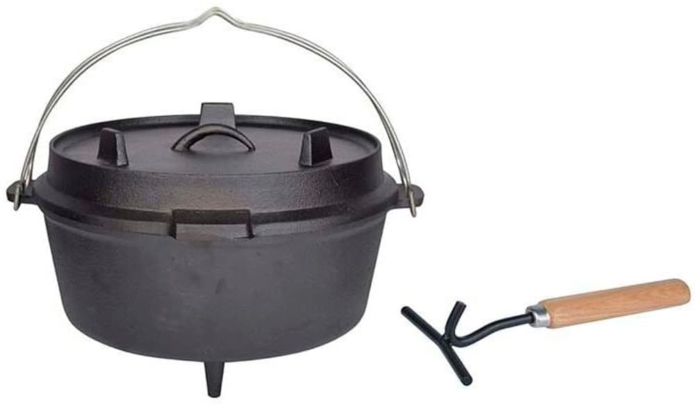 Grill Pot Dutch Oven 12", 6,5 L Pentola per grigliare Esschert Design 785300184857 N. figura 1