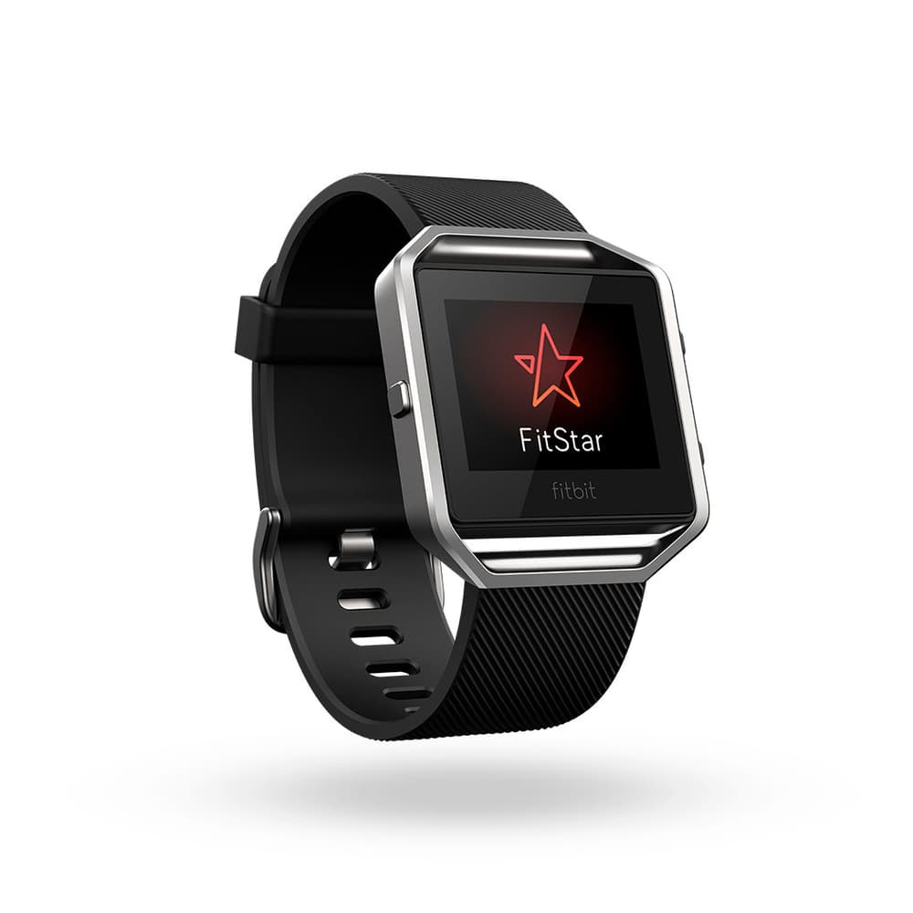Blaze Wireless Fitness Activity mit HR Sensor + Sleep Tracker (Wristband) - Black - Large Fitbit 47198340002016 No. figura 1