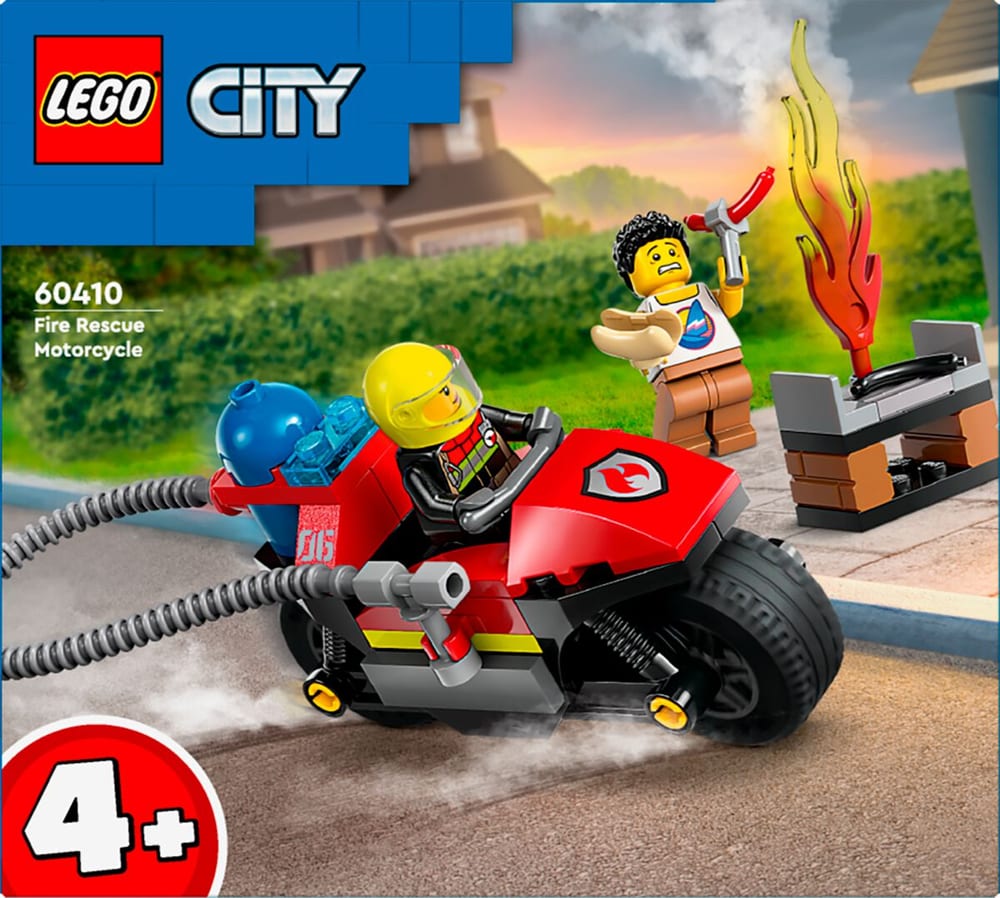 City 60410 La moto d’intervention rapide des pompiers LEGO® 741910400000 Photo no. 1