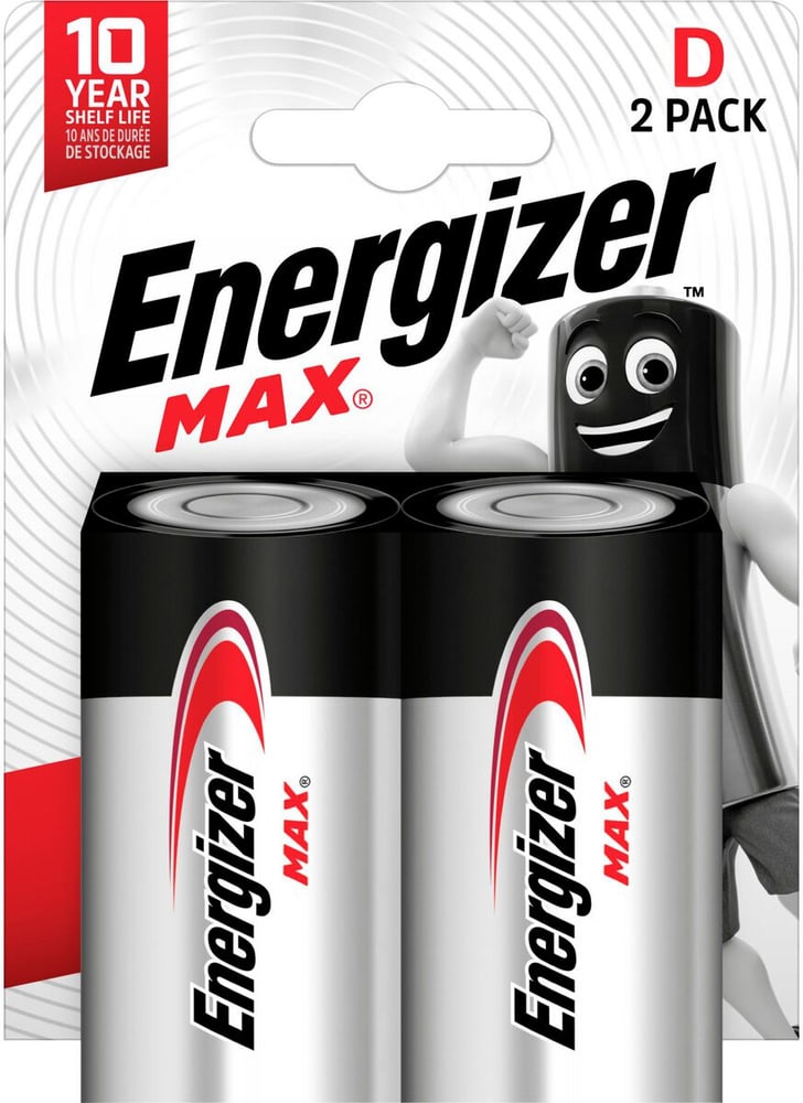Max D/LR20 (2Stk.) Batterie Energizer 704756900000 Bild Nr. 1