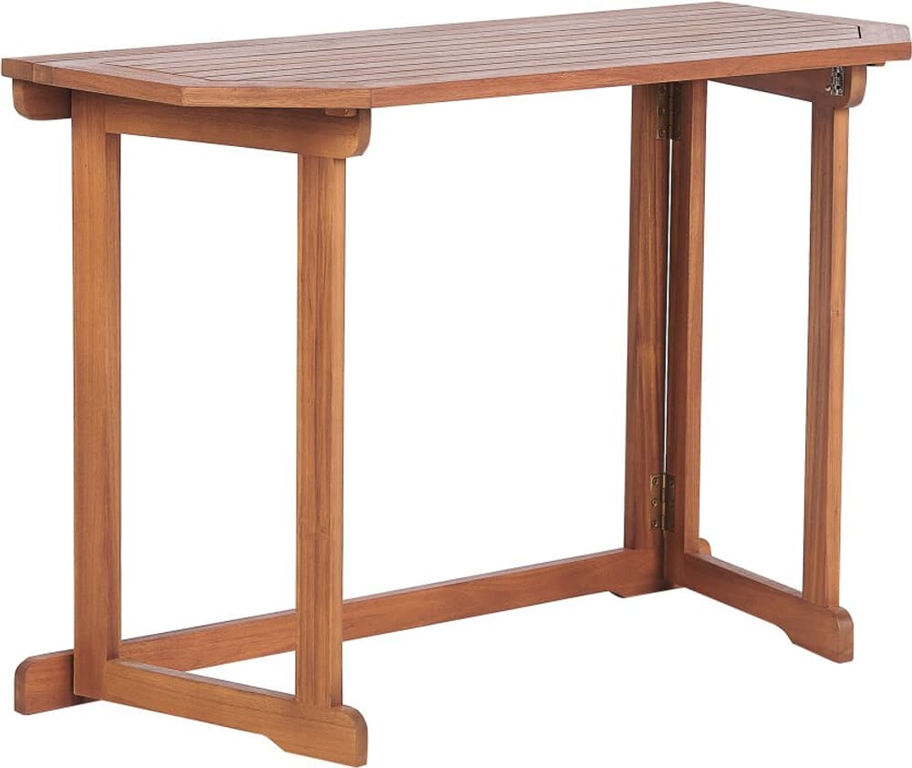 Table de jardin en bois acacia 110 x 47 cm TREIA Table de jardin Beliani 659194800000 Photo no. 1