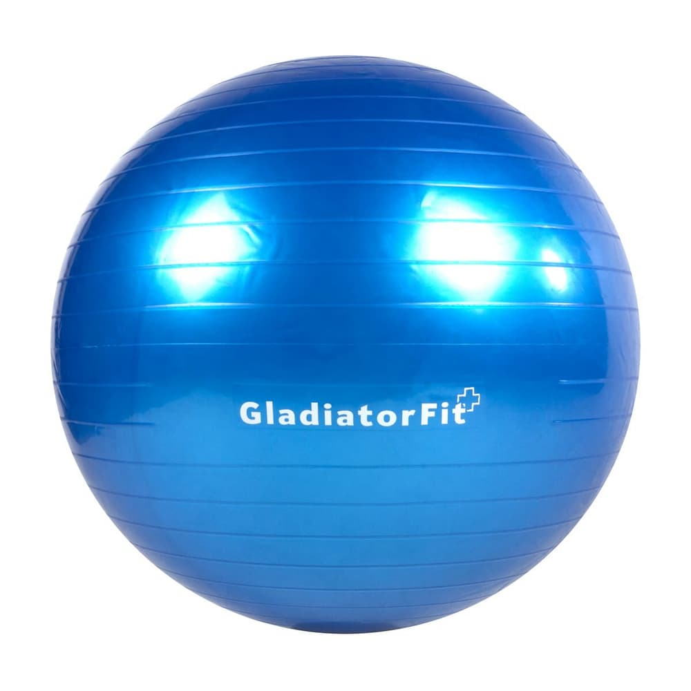 Ballon de gymnastique / yoga + pompe de gonflage | 75 CM Ballon de gymnastique GladiatorFit 469595800000 Photo no. 1