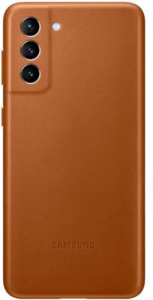 Leather Cover Brown Smartphone Hülle Samsung 785300157287 Bild Nr. 1