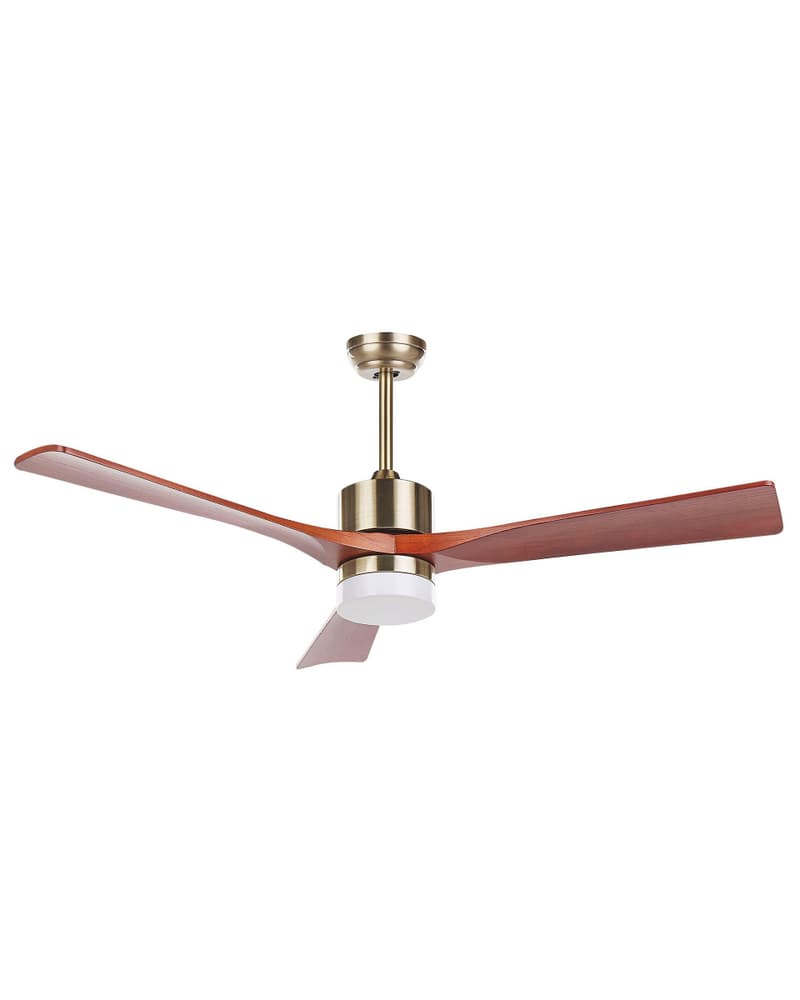 Lampadario con ventilatore color Ottone ARUWIMI Ventilatore da soffitto Beliani 669700118261 N. figura 1