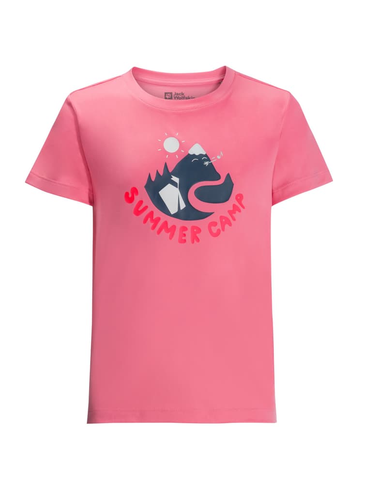 Summer Camp T-Shirt Jack Wolfskin 466386712829 Grösse 128 Farbe pink Bild-Nr. 1