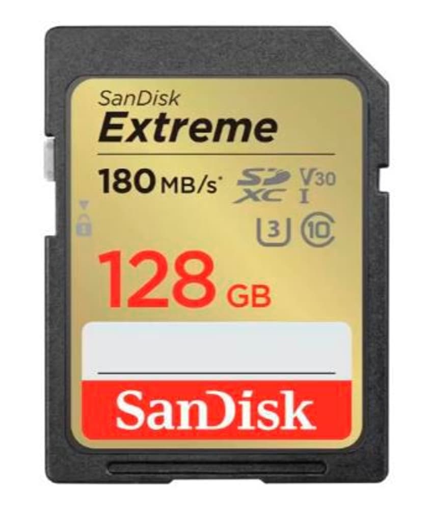 Extreme 180Mo/s SDXC 128Go Carte mémoire SanDisk 798327100000 Photo no. 1