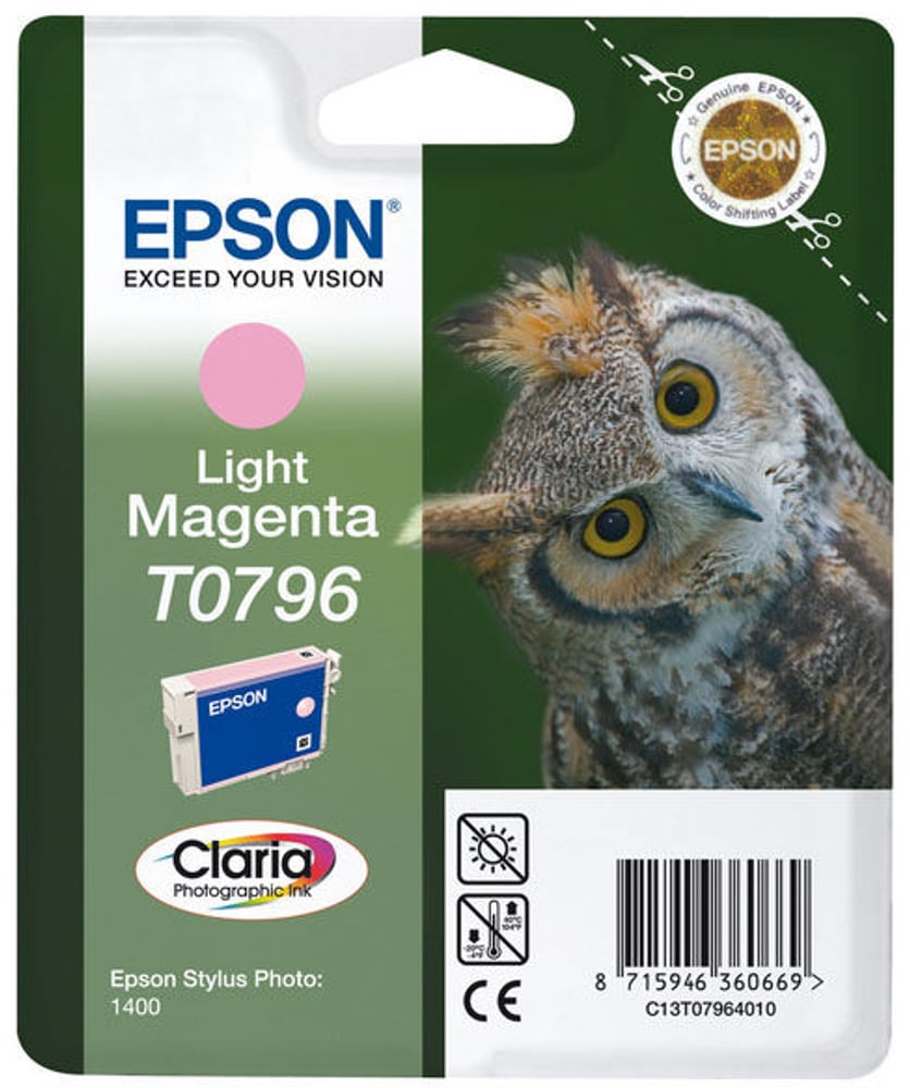 T079640 light Magenta Tintenpatrone Epson 796040000000 Bild Nr. 1