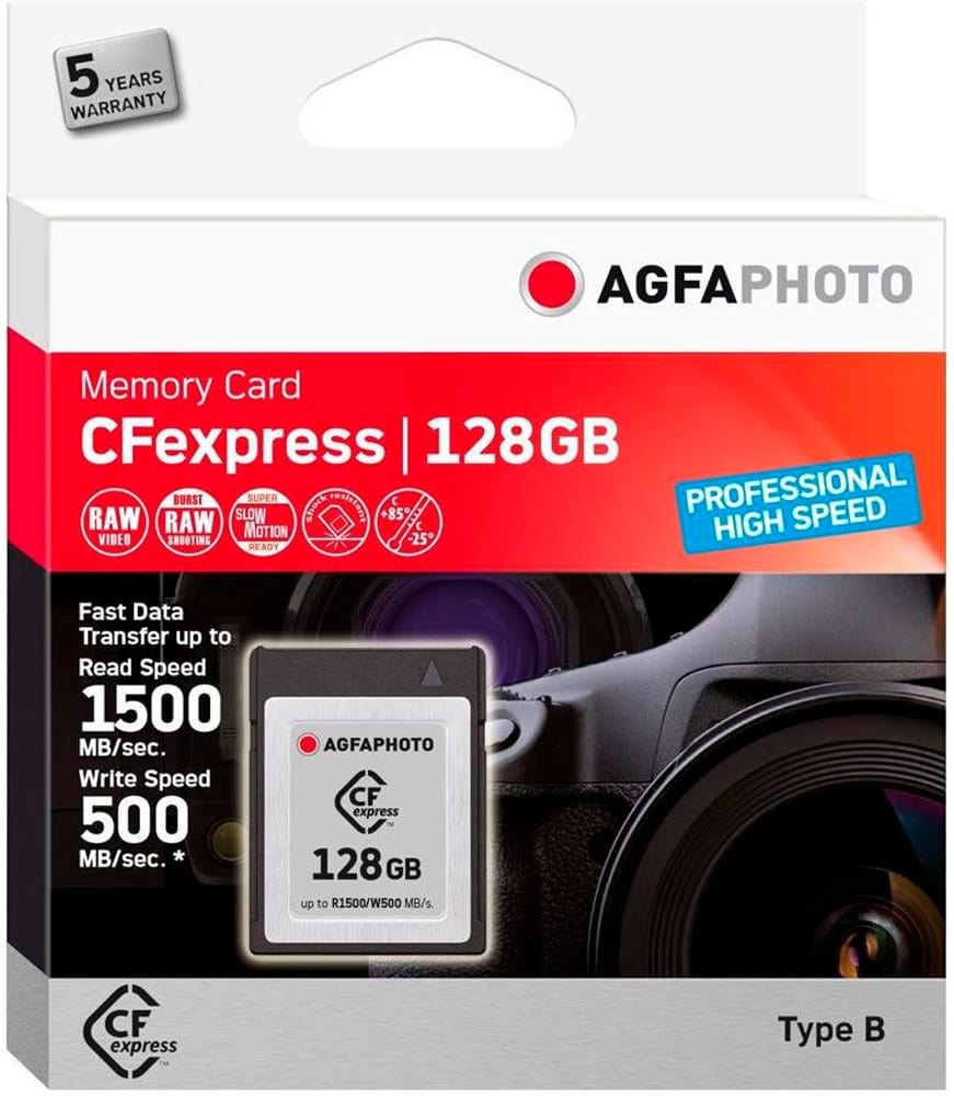Professional 128  GB Speicherkarte Agfa 785300187590 Bild Nr. 1