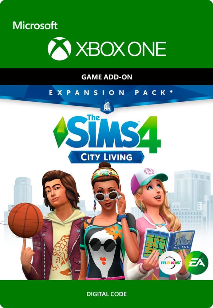 Xbox One - THE SIMS 4: CITY LIVING Game (Download) 785300136285 N. figura 1