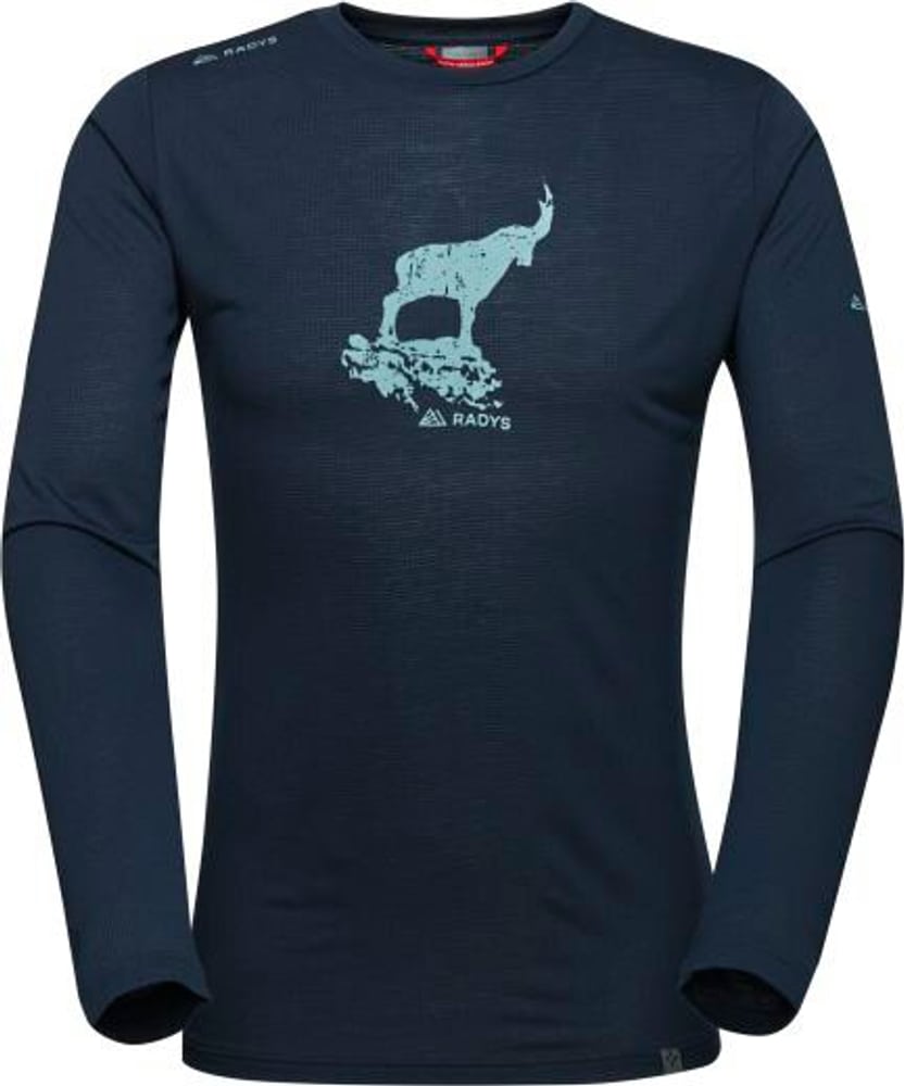 R5 Greenmint Shirt Long Langarmshirt RADYS 468788300622 Grösse XL Farbe dunkelblau Bild-Nr. 1