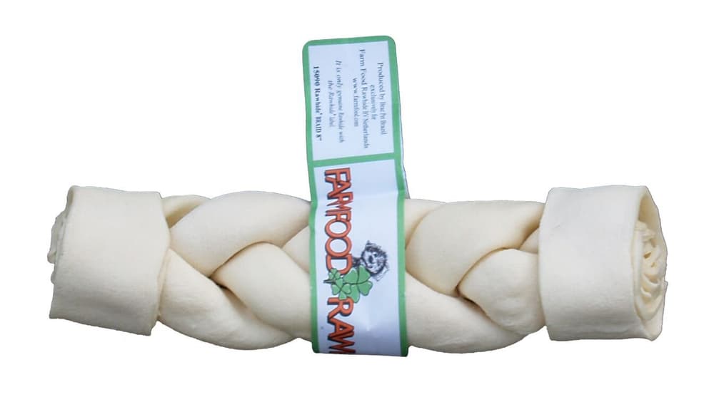 Treccia di pelle di manzo, 19 cm Snack da masticare Farm Food 658577200000 N. figura 1