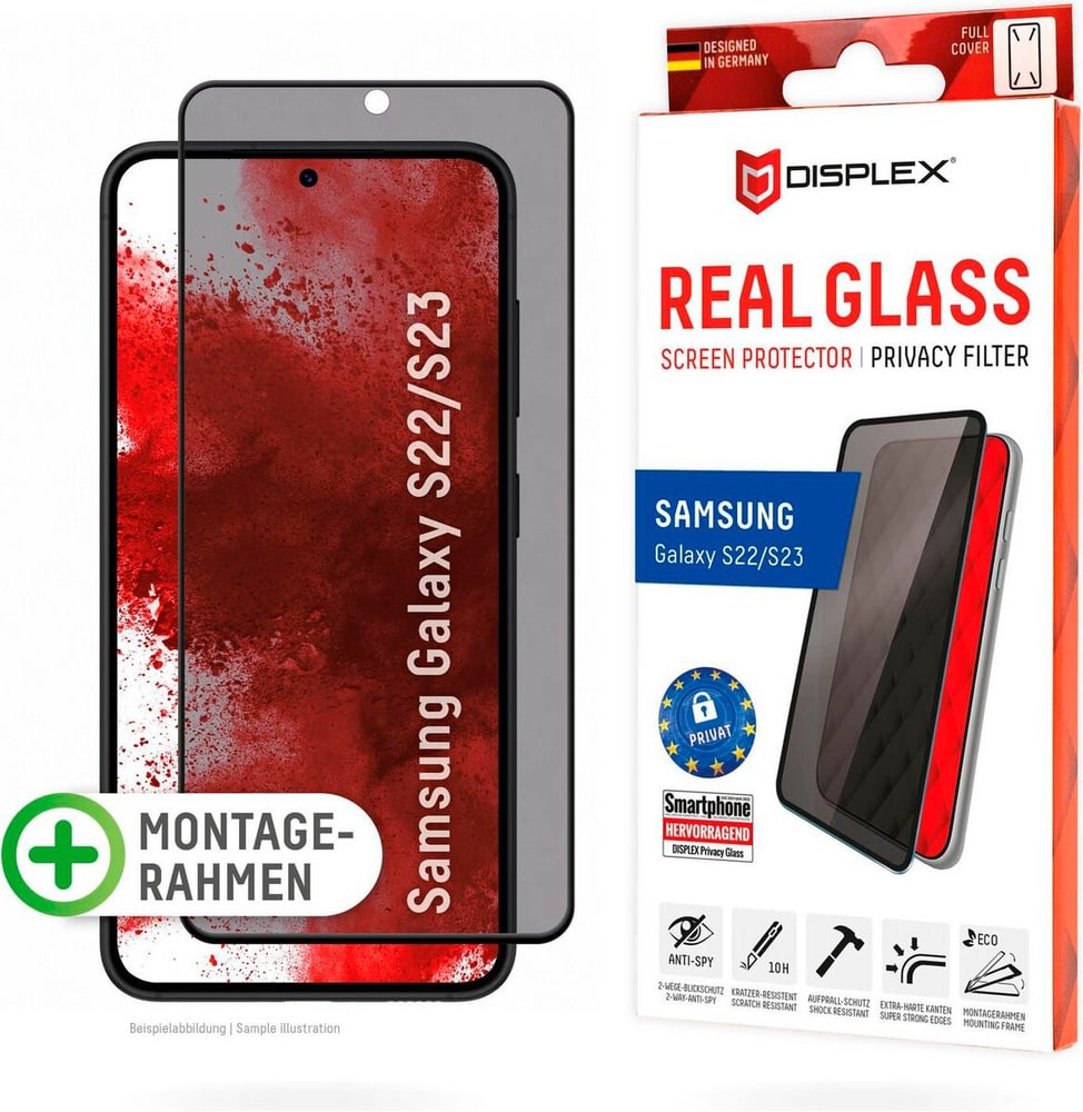 Privacy Glass FC Smartphone Schutzfolie Displex 785302415172 Bild Nr. 1