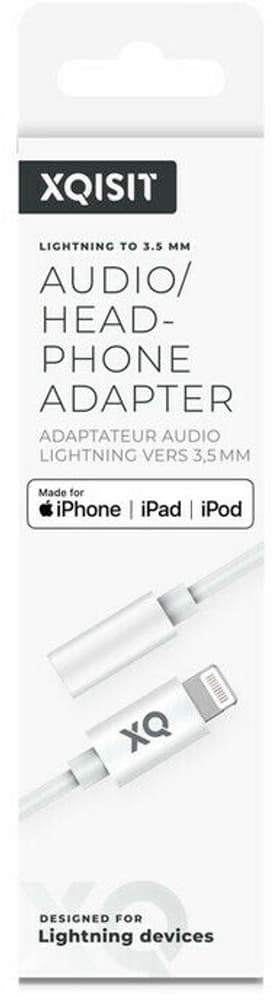 Adapter - Lightning to 3,5mm Adattatore audio XQISIT 798800101439 N. figura 1