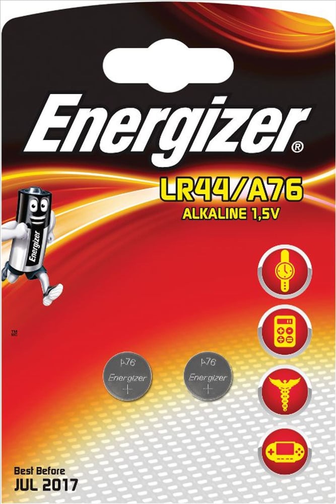 Batterie LR44/A76 1.5V 2pces Energizer 9000030488 Photo n°. 1