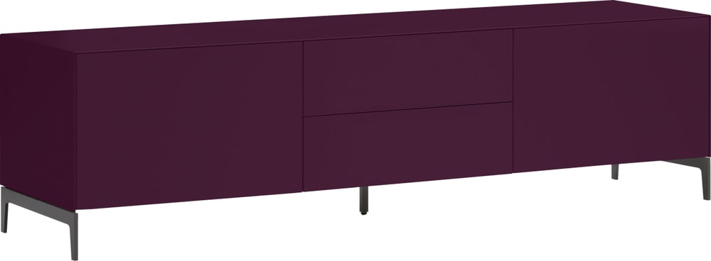 LUX Buffet basso 400851200000 Dimensioni L: 180.0 cm x P: 46.0 cm x A: 49.5 cm Colore Melanzana N. figura 1