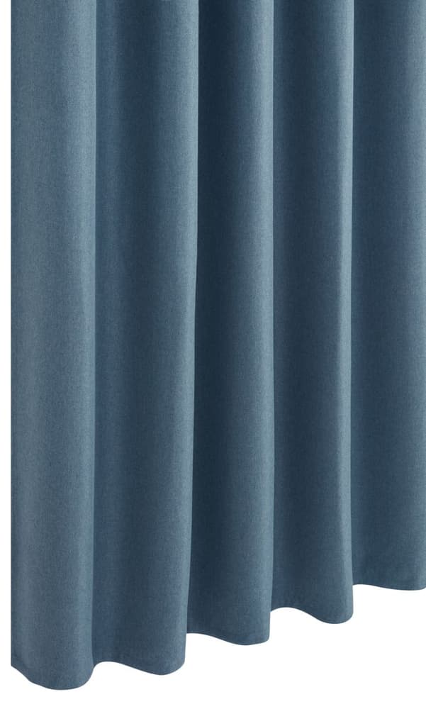 VALENTINE Tenda preconfezionata oscurante 430263221342 Colore Blu medio Dimensioni L: 140.0 cm x A: 260.0 cm N. figura 1
