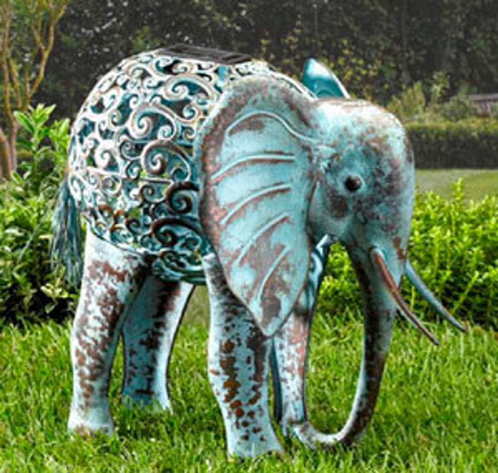 Lampada solare silhouette 'Elephant' Decorazione Smart Garden 669700105800 N. figura 1