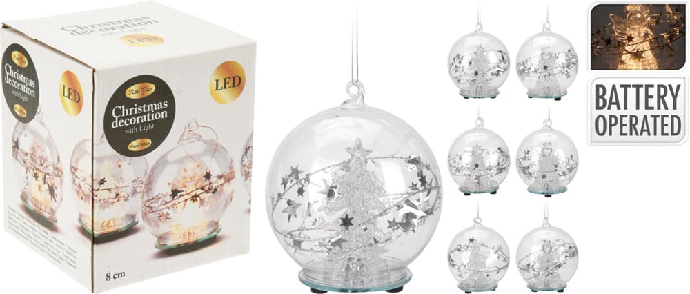 Boule de Noël LED Décoration de sapin Do it + Garden 655147500000 Photo no. 1