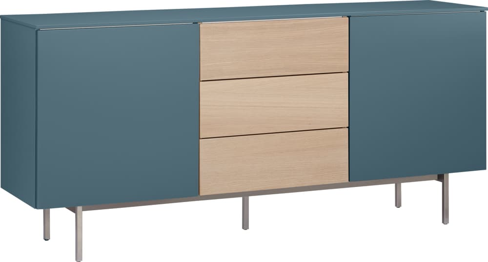 TILL Sideboard TILL Sideboard 400859200000 Dimensions L: 168.0 cm x P: 41.0 cm x H: 77.0 cm Couleur Bleu foncé Photo no. 1