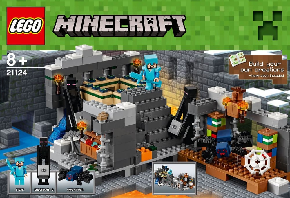 Ersatzteile Zubehor zu LEGO Minecraft Das End Portal 21124