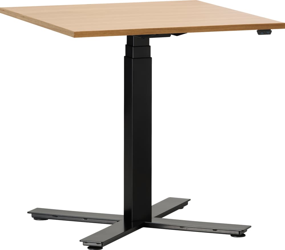 FLEXCUBE Table de conférence réglable en hauteur 401929700000 Dimensions L: 70.0 cm x P: 70.0 cm x H: 62.5 cm Couleur Chêne Photo no. 1