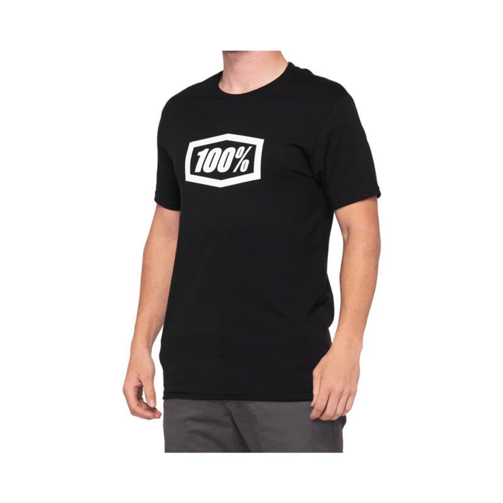 Icon T-shirt 100% 469472400620 Taglie XL Colore nero N. figura 1