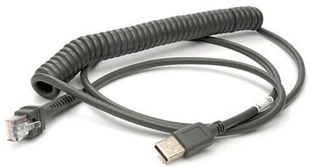 Câble de connexion USB spiralé / 90A052066 Accessoires pour scanner DATALOGIC 785300195623 Photo no. 1