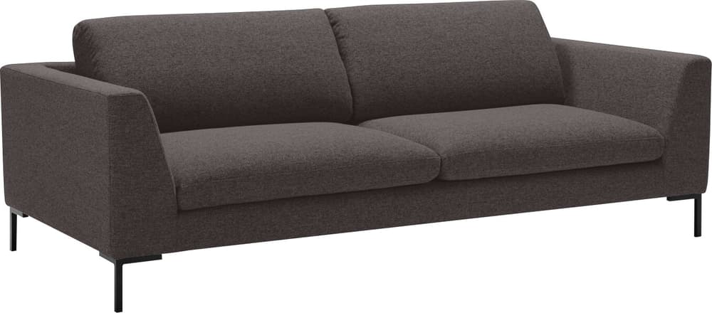 NEWTON 3er-Sofa NEWTON 3er-Sofa 405898330394 Grösse B: 220.0 cm x T: 102.0 cm x H: 80.0 cm Farbe Weiss / Schwarz Bild Nr. 1