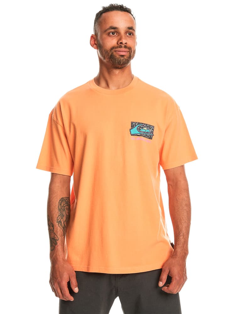 SPIN CYCLE T-shirt Quiksilver 468246800534 Taille L Couleur orange Photo no. 1