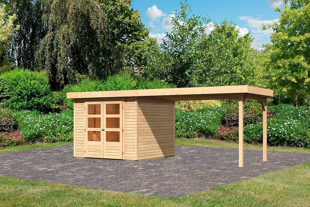 Abri de jardin Askola 3.5 set, 19 mm Cabane de jardin Karibu 647451300000 Photo no. 1