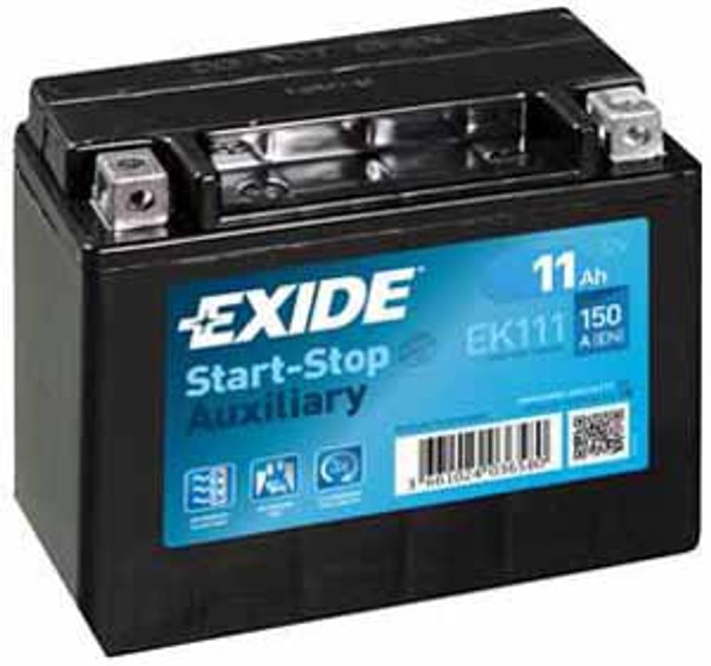 Backup 12V/11Ah/150 Batteries d'alimentation EXIDE 621115600000 Photo no. 1