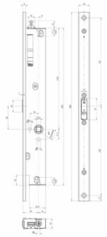 Contro-serrature d'infilare motorizzato BKS B-19930 Serratura BKS 669700123981 N. figura 1