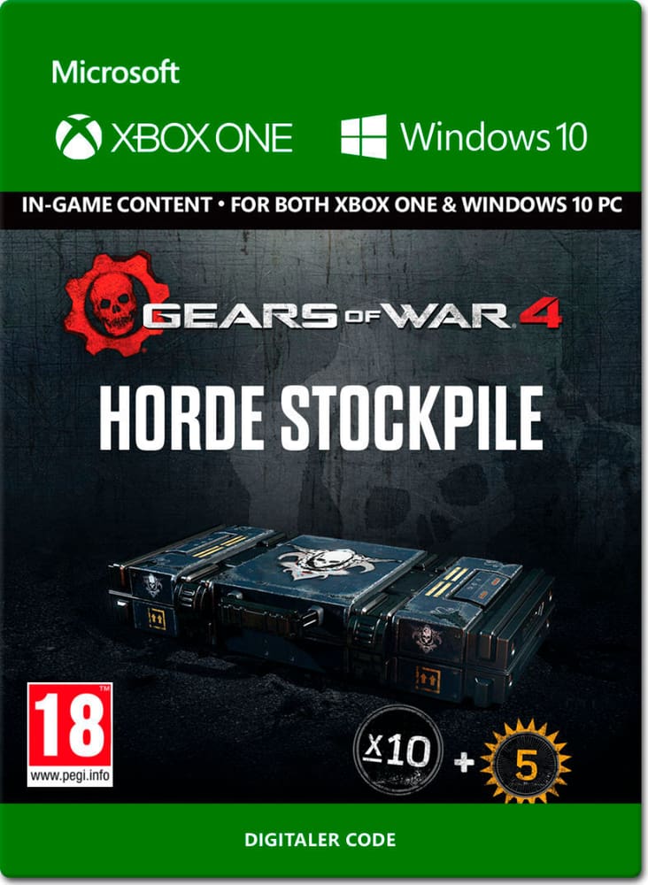 Xbox One - Gears of War 4: Horde Stockpile Jeu vidéo (téléchargement) 785300137326 Photo no. 1