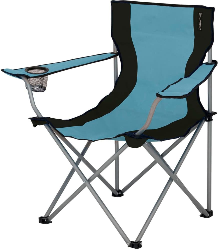 Chaise de camping Lausanne bleu clair Chaise de camping Eurotrail 785302441222 Photo no. 1