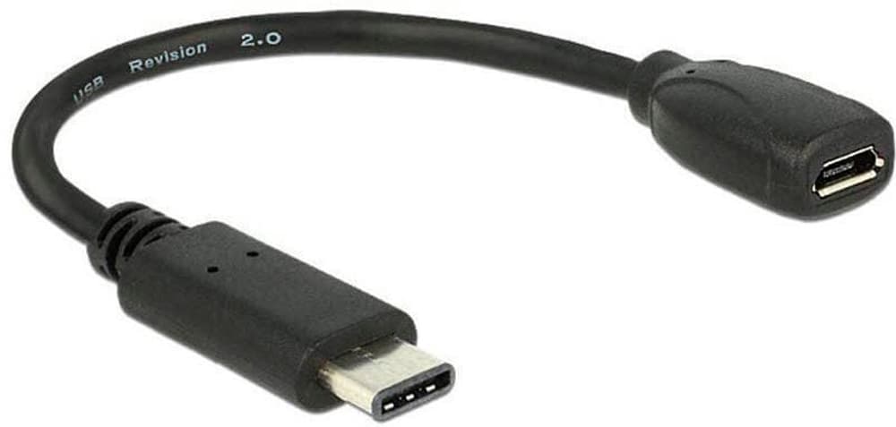USB 2.0-Adapterkabel USB C - Micro-USB B 0.15 m USB Adapter DeLock 785300195150 Bild Nr. 1