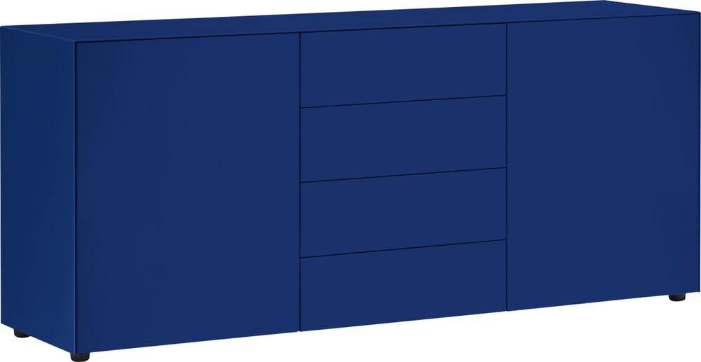 LUX Sideboard 400840800040 Dimensions L: 180.0 cm x P: 46.0 cm x H: 74.5 cm Couleur Bleu Photo no. 1