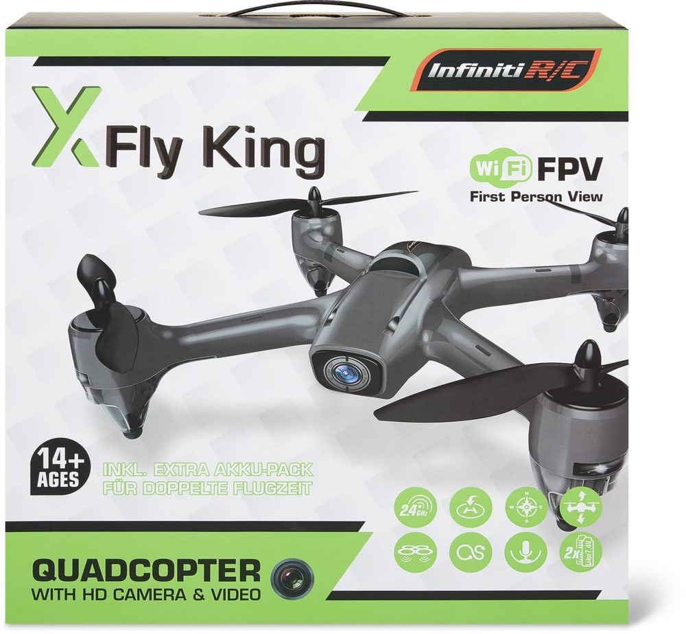 RC drone XFly King 30cm Drone 74623250000018 Photo n°. 1