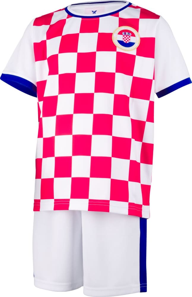 Completo da tifoso della Croazia Completo da tifoso Extend 469384811130 Taglie 110/116 Colore rosso N. figura 1