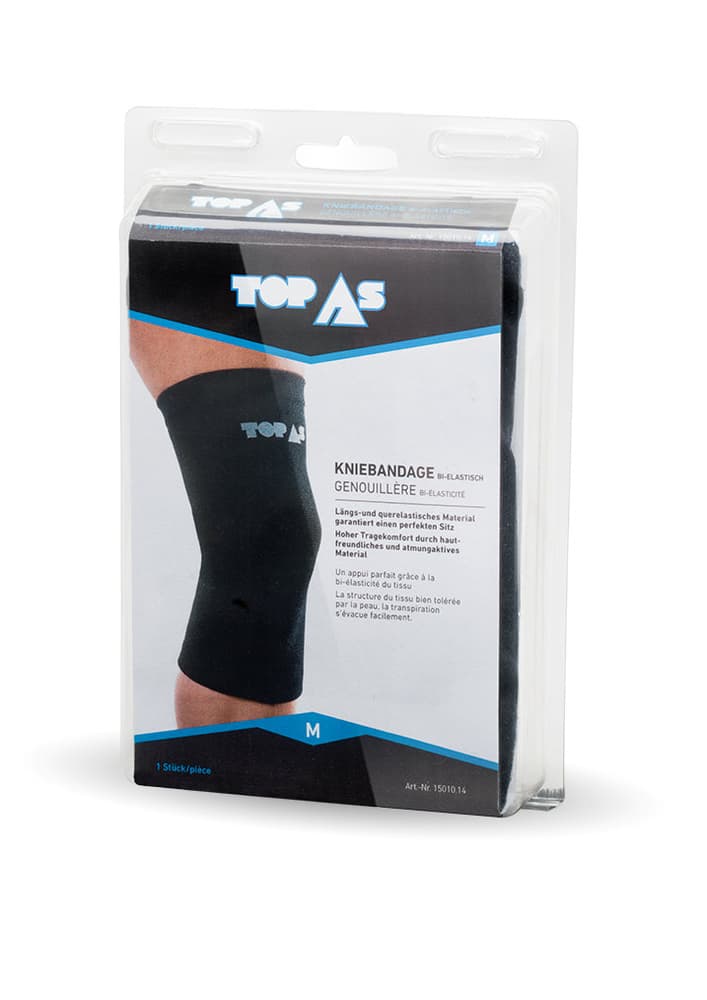 Kniebandage Bandage Topas 471984700620 Grösse XL Farbe schwarz Bild-Nr. 1