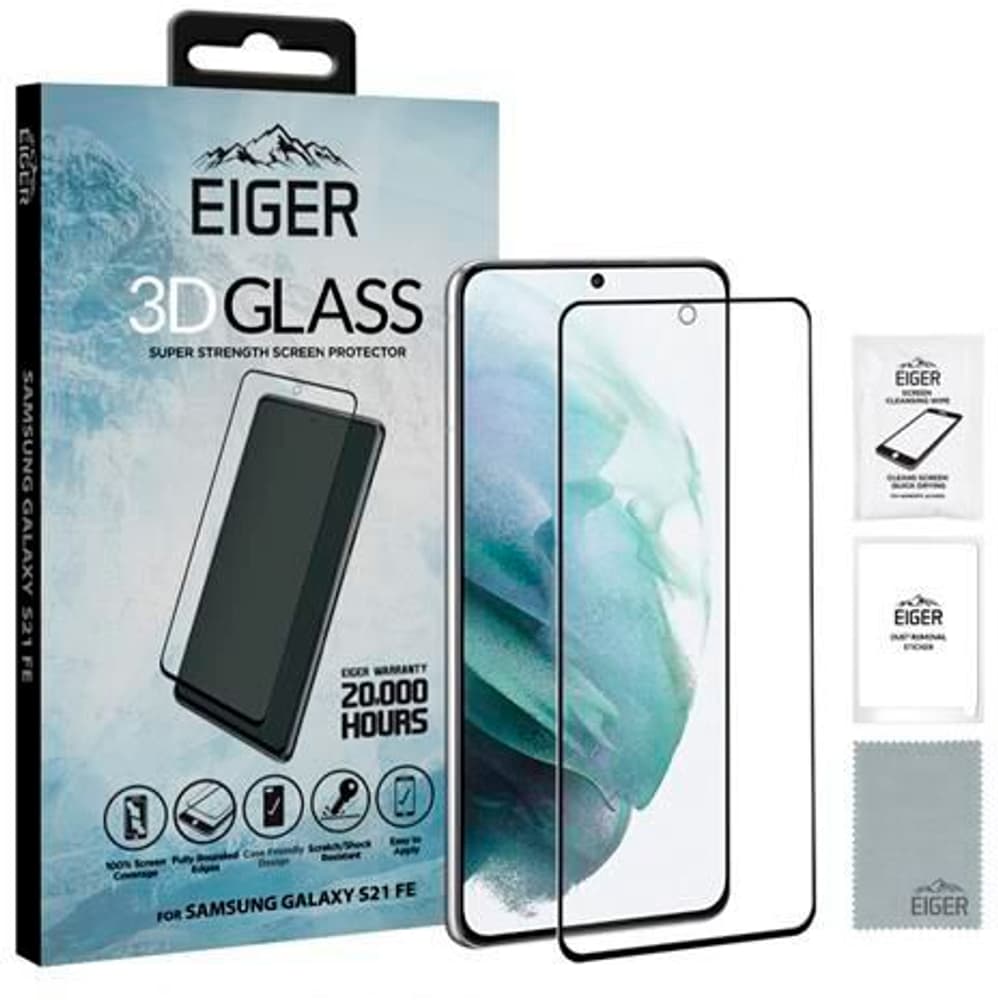 DISP-F SAS21FE 3-D GLAS Protection d’écran pour smartphone Eiger 785300177707 Photo no. 1