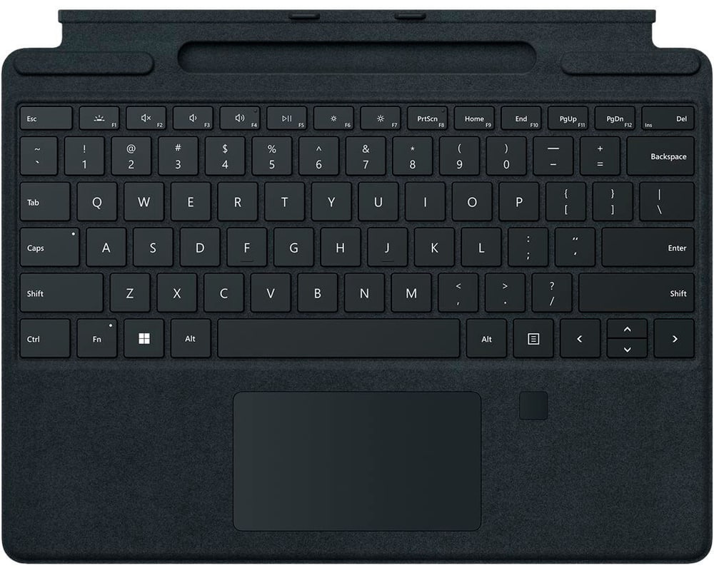 Surface Pro X / 8 / 9 Keyboard black Fingerprint Universal Tastatur Microsoft 785302400486 Bild Nr. 1