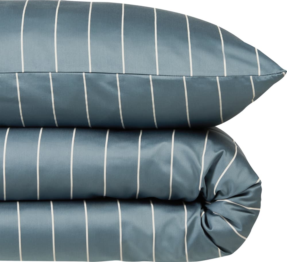 SINA Federa per cuscino in raso 451329610640 Dimensioni Federa per cuscino - 65 x 65 cm Colore Blu N. figura 1