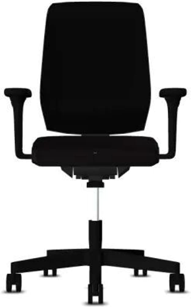 Chaise bureau 68-3519 68-3519 noir, avec accoudoir Sedia da ufficio Giroflex 785300158563 N. figura 1